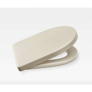 Toilet Seat and Cover in Greige with Soft-Closing