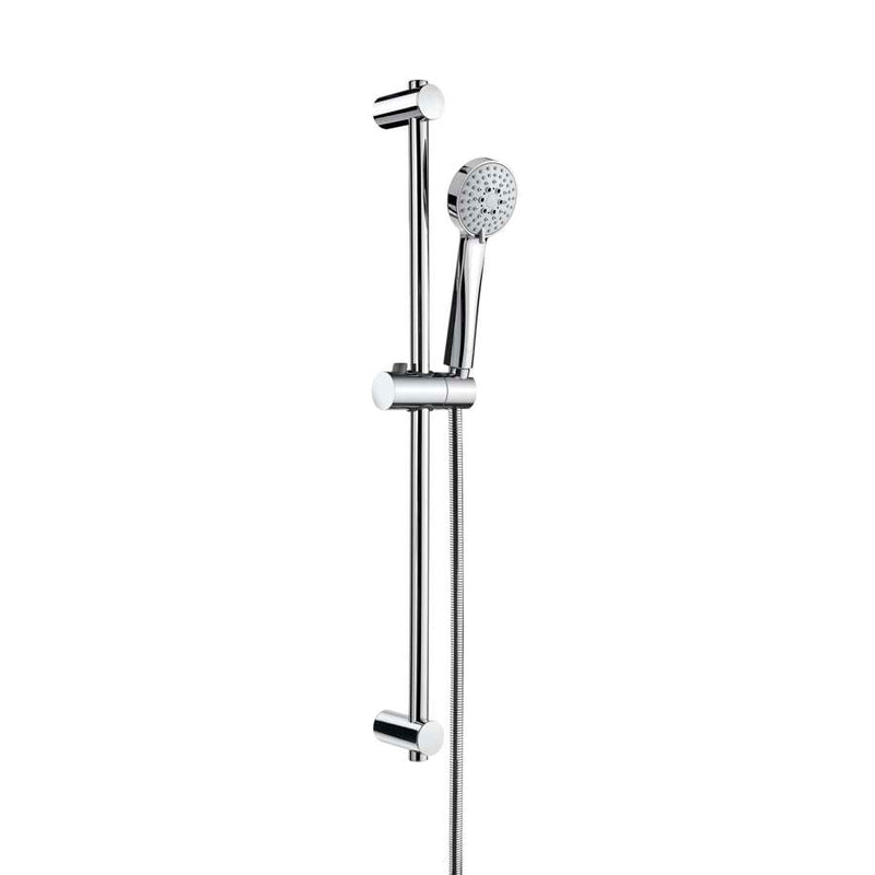 Stella Shower kit with Stella 80/3 handshower, 700 mm slide bar with adjustable handshower bracket and flexible hose