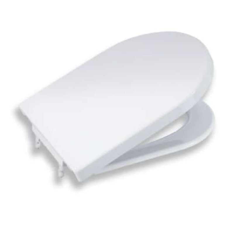 Happening slow-closing seat & cover in white