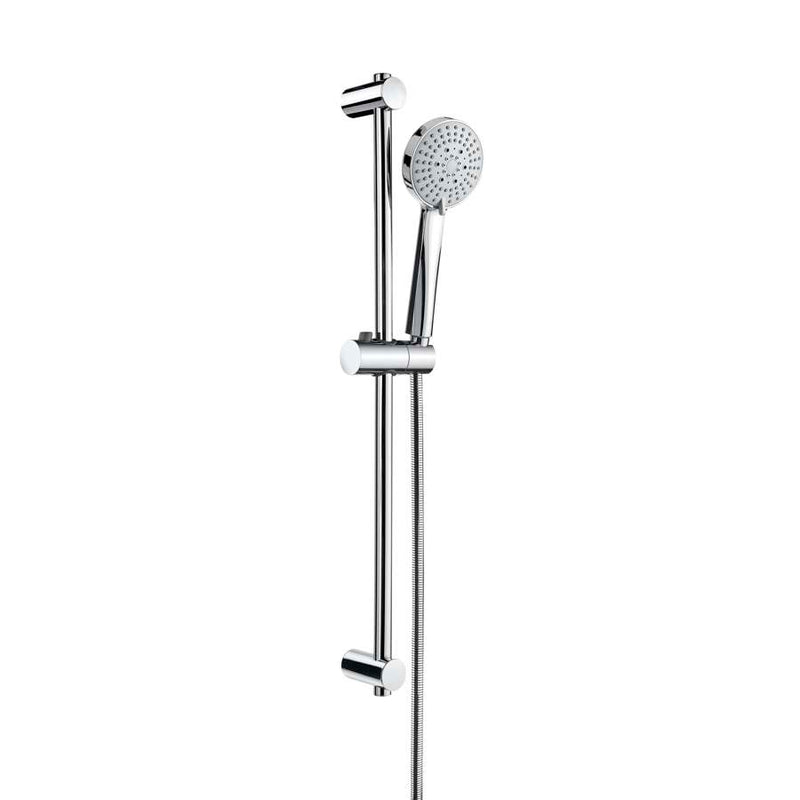 Stella Shower kit with Stella 100/3 handshower, 700 mm slide bar with adjustable handshower bracket and flexible hose