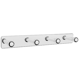 Victoria wall-mounted quadruple robe hook 310 x 47 x 40 mm in chrome