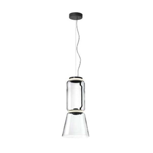 Noctambule F0268000 Suspension 1 Low Cylinder and Cone Suspension Lamp