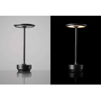 TN001-01AB Lighting Cordless LED Table Lamp, Matt Black