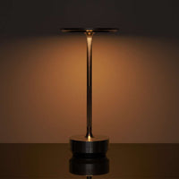 TN001-01AB Lighting Cordless LED Table Lamp, Matt Black