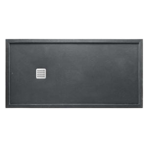 Roca AP1024B032041200 Terran shower tray 1200x800x38mm in slate