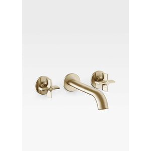 Built-in 3 holes basin mixer 232mm in greige