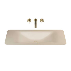 Countertop washbasin in greige 900mm