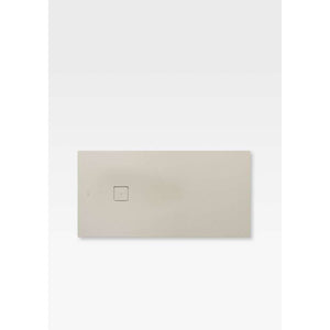 Shower tray 1600x800x31mm in greige with side waste