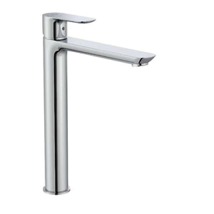 Cala basin mixer high neck smooth body in chrome