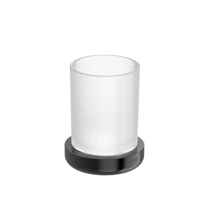 Tempo Tumbler in brushed titanium black 87 x 87 x 112 mm