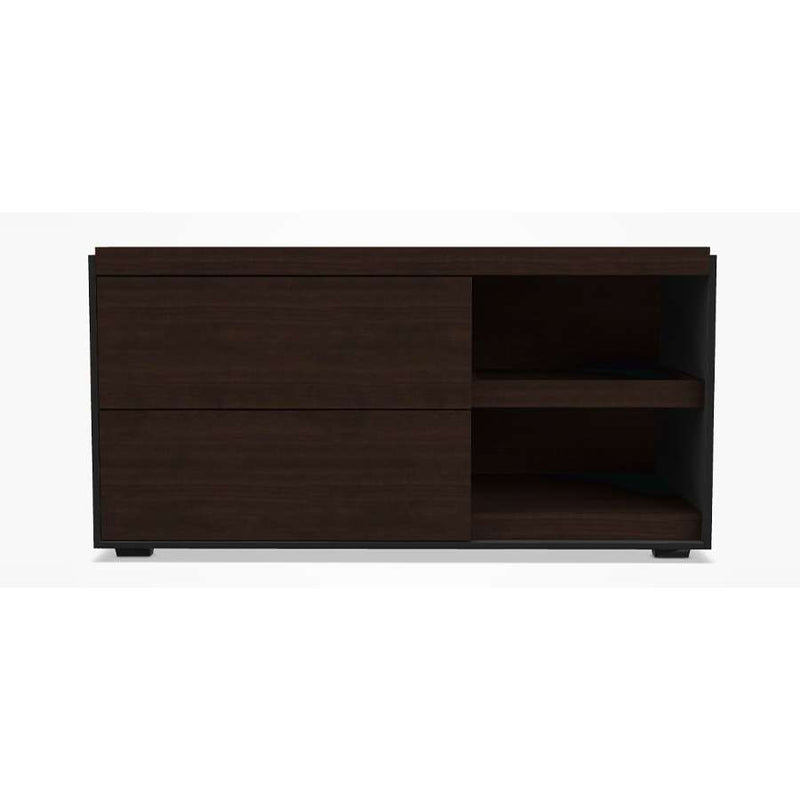 CSF90M, Frame Smoked Oak 0370F & Bronzed Nickel Painted 0174B, Shelf Grey Oak 0378G, Sections Satin Anthracite 9907E