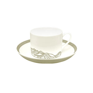 Traces of Nature - Western Tea Cup with Saucer