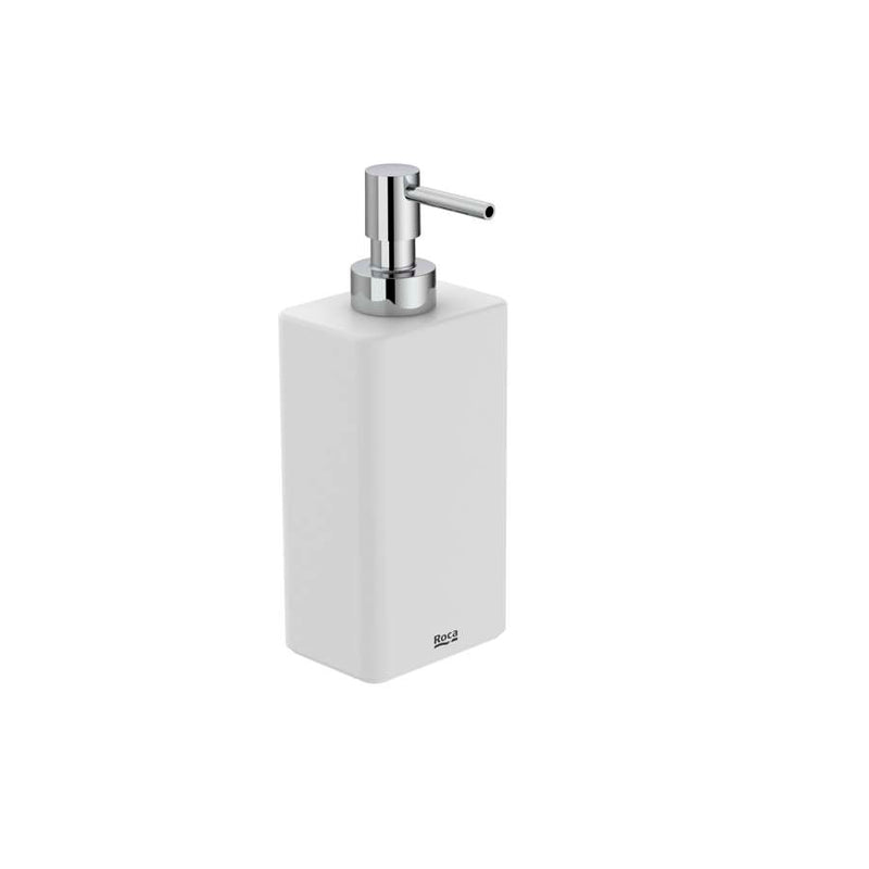 Ona Over countertop soap dispenser in matt white