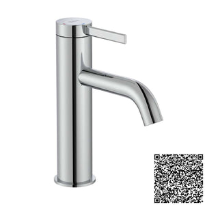 Ona Basin mixer smooth body with click clack waste