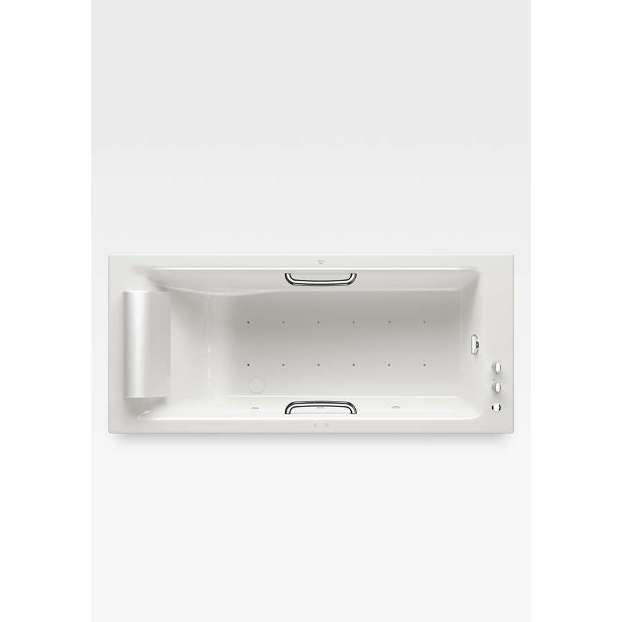 Custom made BuiltIn Bathtub 1800 X 800 mm in glossy white with Soft A