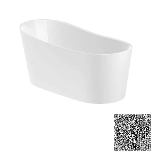 Maui Round free standing bathtub 1500 x 700mm made of Stonex