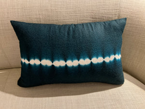 Baby Alpaca Cushion Cover - 40 X 60 Cm - Spruce / Light Grey