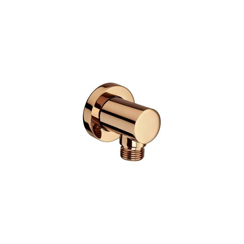 Roca A5B1450RG0 Aqua round water inlet 1/2" connection in Rose Gold