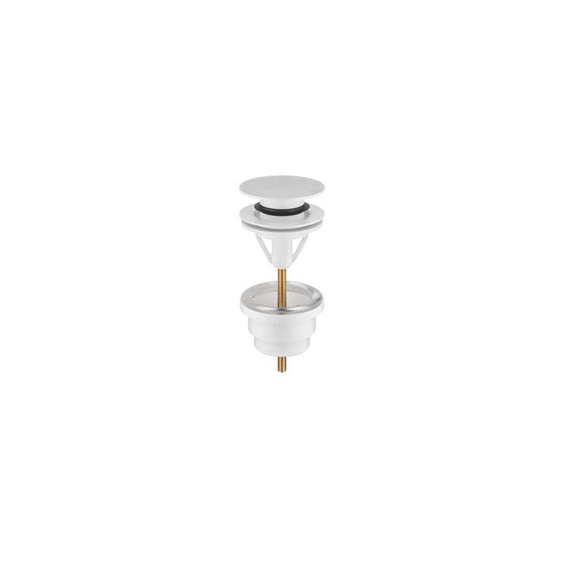Dornbracht 10125970-10 Basin Waste w/Overflow Push-to-close 1-1/4" in Matt White
