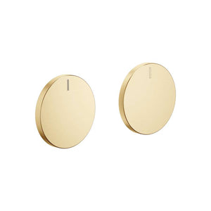 Dornbracht CYO 11283811-28 Handle Insert Set Hot & Cold in Brushed Durabrass