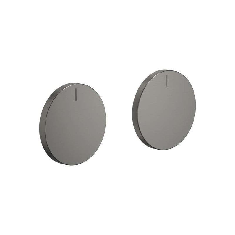 Dornbracht CYO 11283811-99 Handle Insert Set Hot & Cold in Dark Platinum Matt