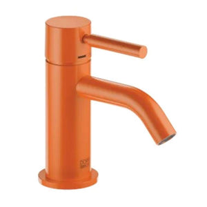 META Single-lever basin mixer without pop-up waste - Orange