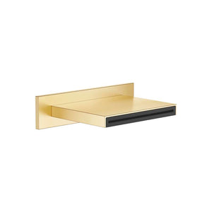 WATER SHEET Cascade spout for wall mounting - Brushed Durabrass (23kt Gold)