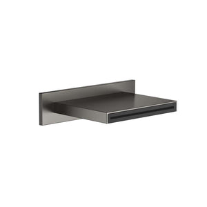 WATER SHEET Cascade spout for wall mounting - Brushed Dark Platinum