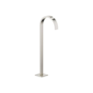 MEM Bath spout without diverter for free-standing assembly - Brushed Platinum