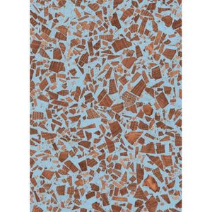 The London Collection Azure Mono Azure Mono Matte Recycled Timber Terrazzo Sheet 2440 x 1220 x 24 mm