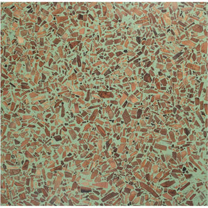 The Birmingham Collection Sage London Plane Sage London Plane Matte Recycled Timber Terrazzo Sheet 2440 x 1220 x 24 mm
