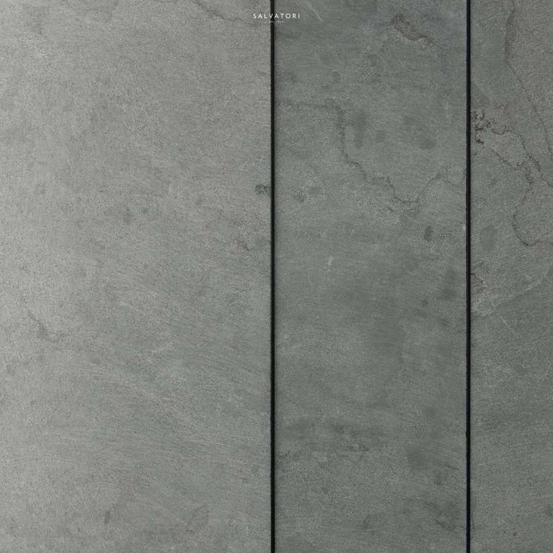 Walls & Floors Textures Tratti Pietra D'Avola Cotone & Midnight Black Metal Inserts Pietra D’Avola Cotone Designer Stone 293 x 586 x 10 mm