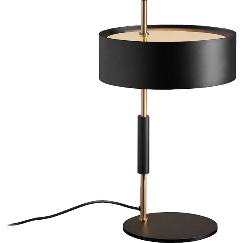 L0243 OR Lighting Table Lamp, Top Satin Gold, Frame Matt Black, light source not included, 1 x max 75W (E27)