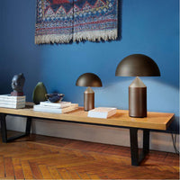 L0238 BR Lighting Table Lamp, Frame Satin Bronze, light source not included, 2 x max 40W (E14)