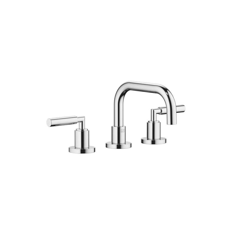 Dornbracht 20705882-00 Tara Three-hole basin mixer with pop-up waste - polished chrome