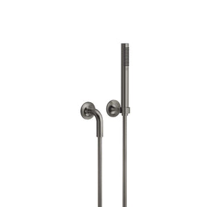 VAIA Hand shower set with individual rosettes - Brushed Dark Platinum