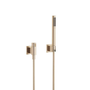 Hand shower set with individual rosettes with volume control - Brushed Champagne (22kt Gold)