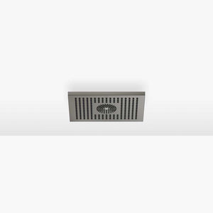 Rain shower for surface-mounted ceiling installation with light 300 x 240 mm - Brushed Dark Platinum