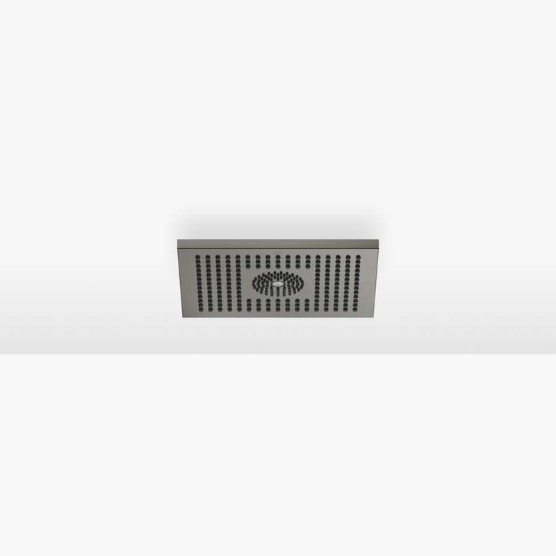 Dornbracht 28042980-99 Rain shower for ceiling fixing with light - Dark Platinum matt