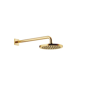 Rain shower with wall fixing 220 mm - Brushed Durabrass (23kt Gold)