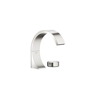 CYO Two-hole basin mixer without pop-up waste - Platinum / Brushed Platinum