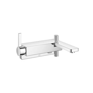 LULU Single-lever bath mixer for wall mounting without shower set - Chrome