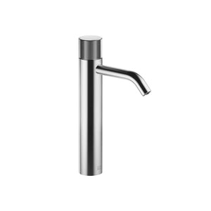 META PURE Single-lever lavatory mixer with extended shank without drain - 93 Brushed Chrome