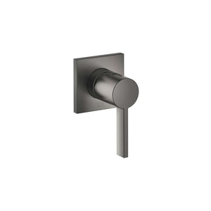 Concealed single-lever mixer with cover plate - Brushed Dark Platinum