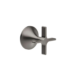 VAIA Wall valve clockwise closing 1/2" - Brushed Dark Platinum