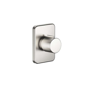 LULU Wall valve clockwise closing 3/4" - Brushed Platinum