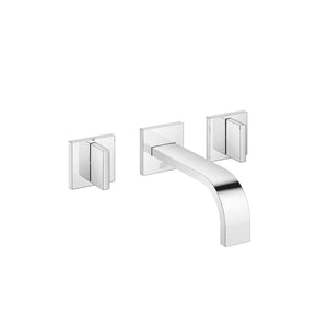 MEM Wall-mounted basin mixer without pop-up waste - Chrome