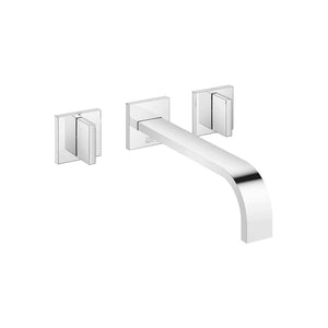 MEM Wall-mounted basin mixer without pop-up waste - Chrome