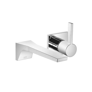 CL.1 Wall-mounted single-lever basin mixer without pop-up waste - Chrome