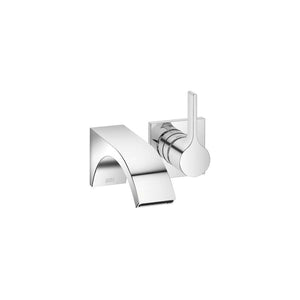 CYO Wall-mounted single-lever basin mixer without pop-up waste - Chrome